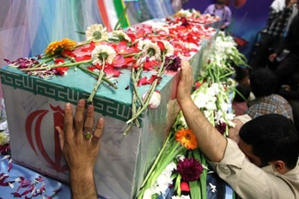 پیکر مطهر شهدای گمنام در حرم منور رضوی تشییع شد