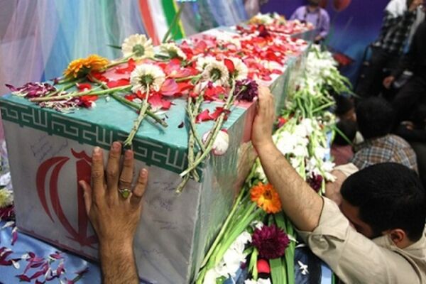 پیکر مطهر شهدای گمنام در حرم منور رضوی تشییع شد