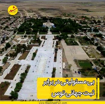 بی مسئولیتی در برابر ثبت جهانی توس
