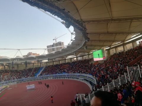 حال و هوای ورزشگاه امام رضا (ع) پیش از آغاز بازی شهر خودرو و پرسپولیس