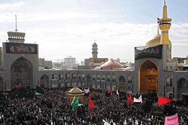 اعلام برنامه‌‏های عزاداری شب و روز ارتحال پیامبر اکرم(ص) در حرم رضوی