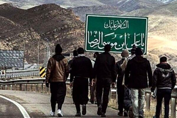 نزدیک ۵۸ هزار زائر پیاده وارد مشهد شدند