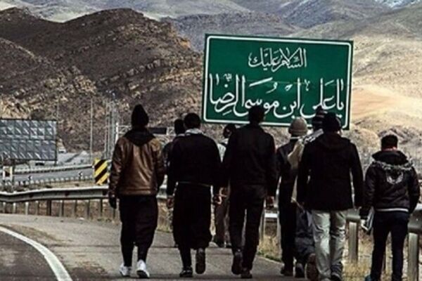 نزدیک ۵۸ هزار زائر پیاده وارد مشهد شدند