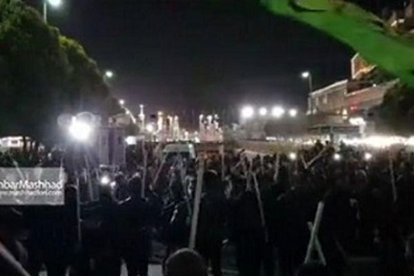 حال و هوای خیابان‌های منتهی به حرم رضوی