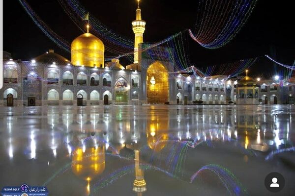 پخش زنده از حرم مطهر رضوی