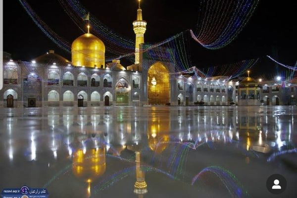پخش زنده از حرم مطهر رضوی