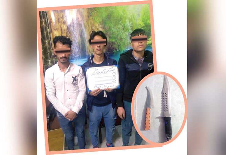 دستگیری زورگیران در ایستگاه قطار شهری