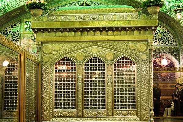بازگشایی ضریح امام رضا علیه السلام