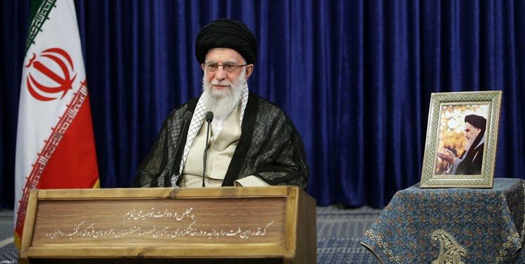 رهبر معظم انقلاب: بزک‌کنندگان آمریکا امروز نمی توانند سر خود را بلند کنند/ امام(ره) انسانی تحول‌خواه و تحول آف