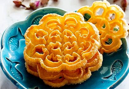 طرز تهیه شیرینی نان پنجره‌ای