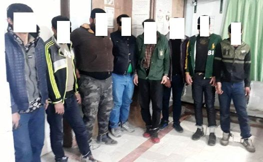 ۸ عضو‌باند‌سرقت‌در‌«پاتوق‌سیاه»