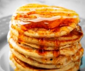 طرز تهیه «پنکیک» ساده خانگی برای صبحانه