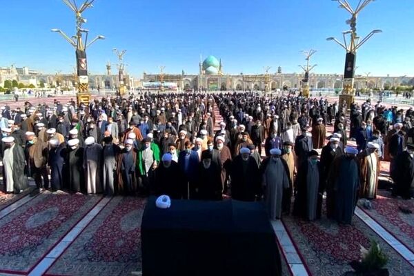تشییع پیکر استاد اخلاق حوزه علمیه مشهد