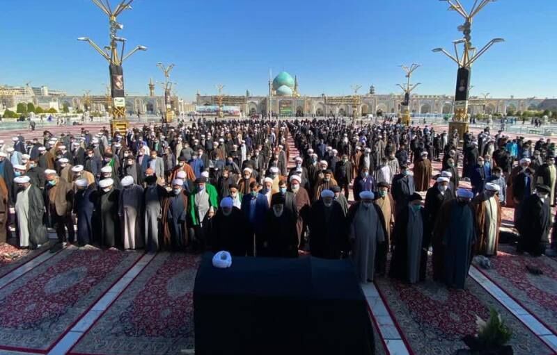 تشییع پیکر استاد اخلاق حوزه علمیه مشهد