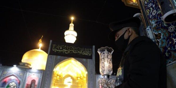 برپایی مراسم خطبه‌خوانی در حرم مطهر رضوی