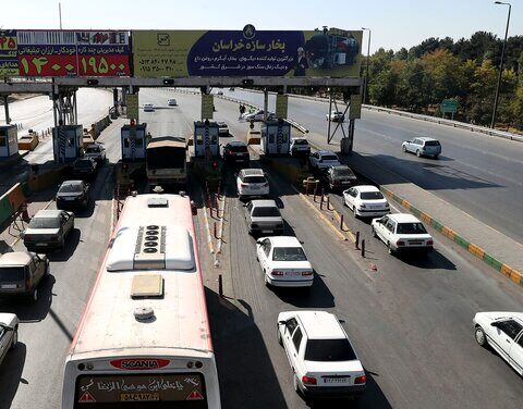ترافیک نیمه سنگین در ورودی و خروجی‌های مشهد