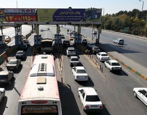 ترافیک نیمه سنگین در ورودی و خروجی‌های مشهد