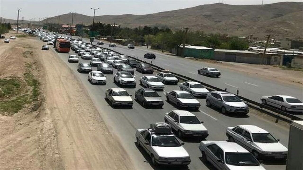 ترافیک پرحجم در خروجی‌های مشهد