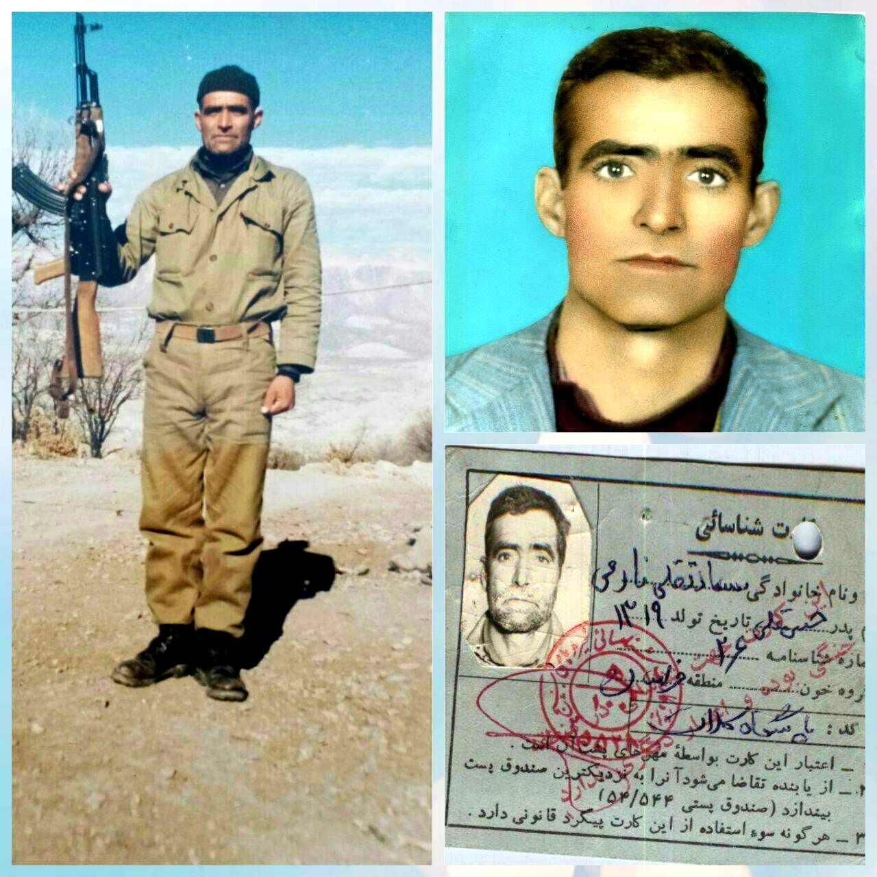 رزمنده و بسیجی داوطلب مرحوم سعادت قلی نادمی گرو