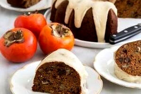 طرز تهیه “کیک خرمالو پاییزی