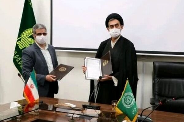 تفاهم‌نامه همکاری میان دانشگاه علوم اسلامی رضوی و موسسه آفرینش‌های هنری آستان قدس