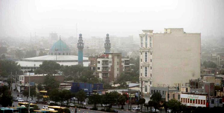 کیفیت هوای امروز مشهد ناسالم است