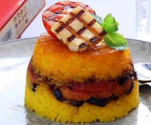 طرز تهیه ته چین بادمجان و گوجه با طعمی بی‌نظیر