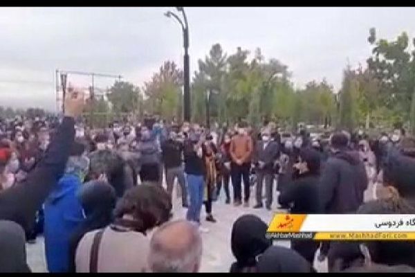 هم‌خوانی قطعه مرغ سحر توسط دوستداران استاد شجریان در آرامگاه فردوسی