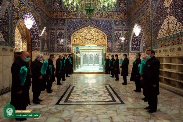 بخشی از مسیر روضه منوره حرم مطهر رضوی بازگشایی شد