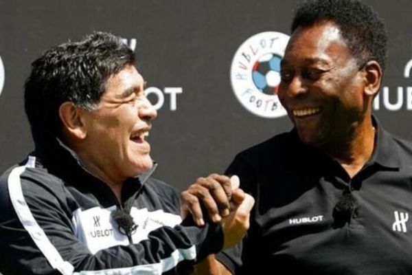 «پله» و «مارادونا» تولد یکدیگر را به هم تبریک گفتند