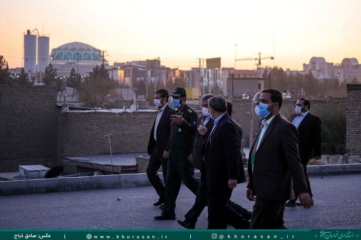 بازدید استاندار خراسان رضوی از حاشیه شهر مشهد