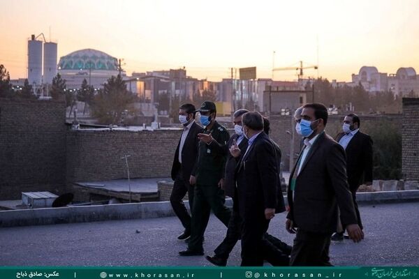 بازدید استاندار خراسان رضوی از حاشیه شهر مشهد