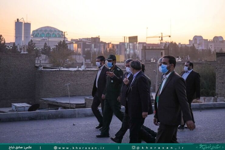 بازدید استاندار خراسان رضوی از حاشیه شهر مشهد