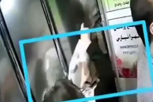 اقدام شیطانی زن تهرانی در آسانسور بین 2 مرد/ ویدئو