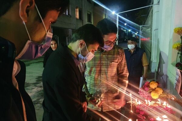 دانشجویان دانشگاه علوم پزشکی مشهد با بازماندگان حادثه تروریستی کابل ابراز همدردی کردند