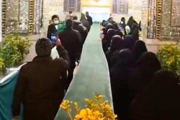 مسیر رسیدن به روضه منوره رضوی بازگشایی شد