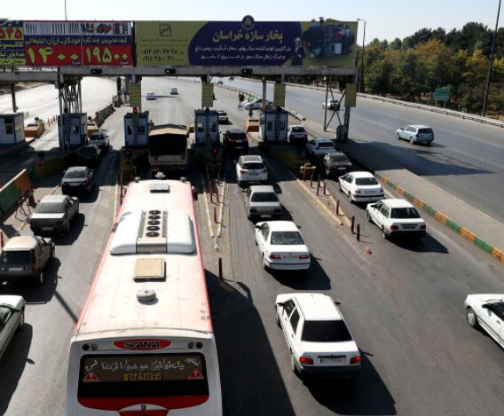 ترافیک به ورودی مشهد برگشت