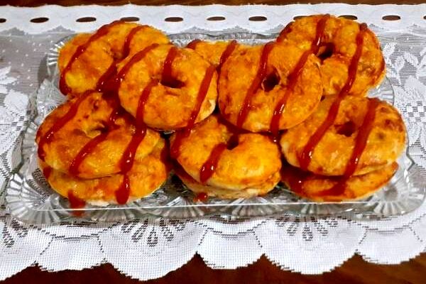 طرز تهیه دونات پیتزایی خانگی