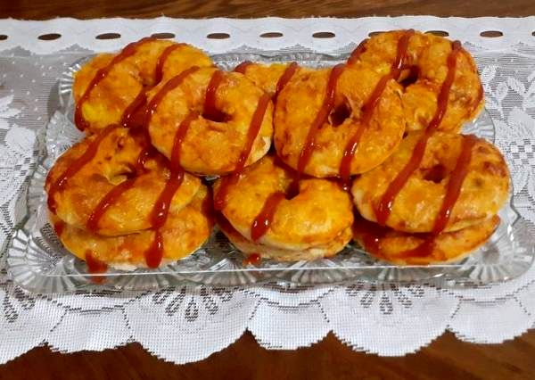 طرز تهیه دونات پیتزایی خانگی