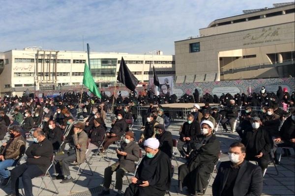 مراسم عزاداری شهادت حضرت زهرا(س) در مشهد برگزار شد