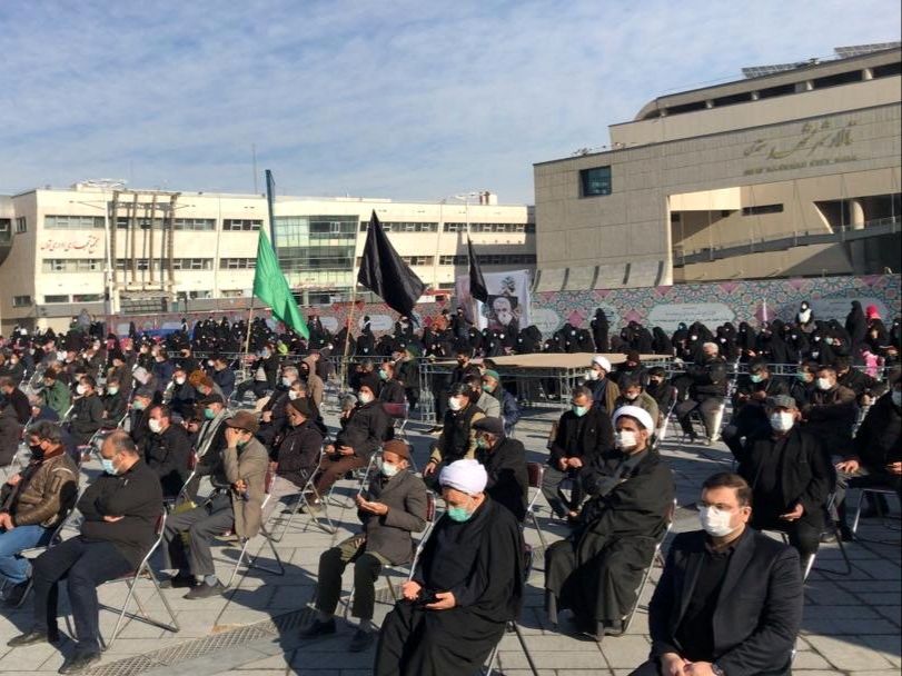 مراسم عزاداری شهادت حضرت زهرا(س) در مشهد برگزار شد