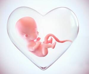 جنین 9 ماه درون رحم چه می‌کند؟