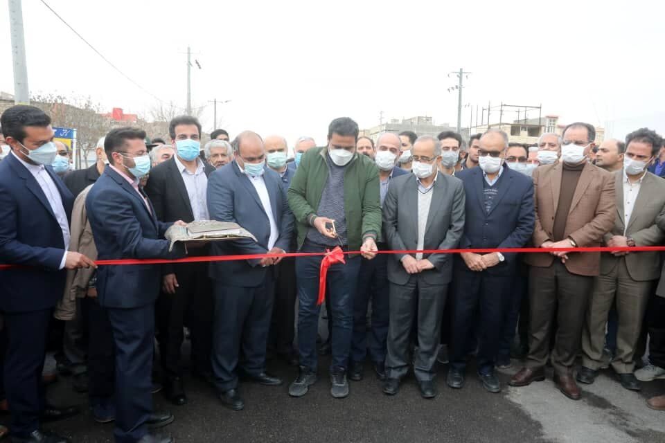 پروژه مسیر بلوار کوشش به جاده خلج بازگشایی شد