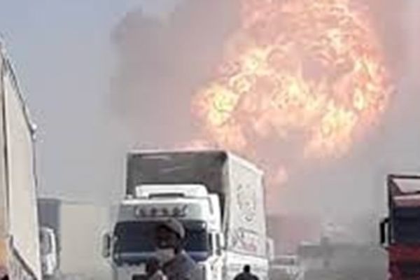 انفجار مهیب گمرک افغانستان، در نزدیکی مرز ایران