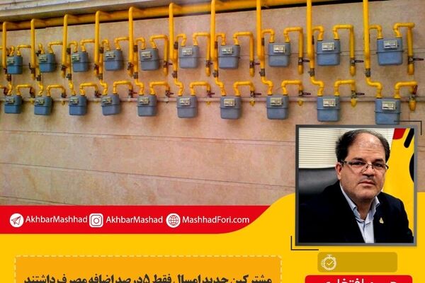 خراسان رضوی رتبه دوم جمعیت تحت پوشش گاز را دارد/ مدیریت خطوط گاز و برق سراسری است