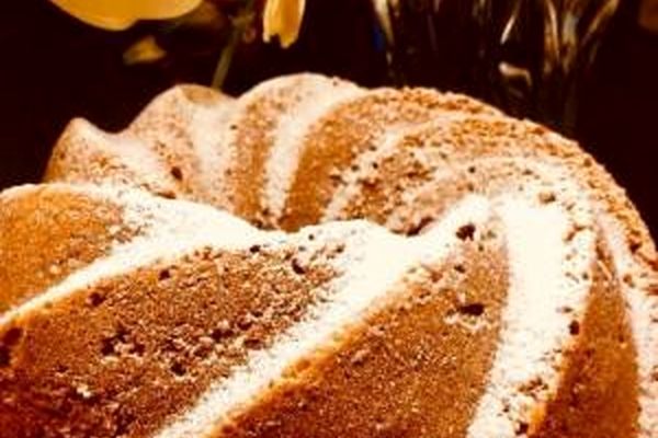 طرز  پخت کیک کاپوچینو