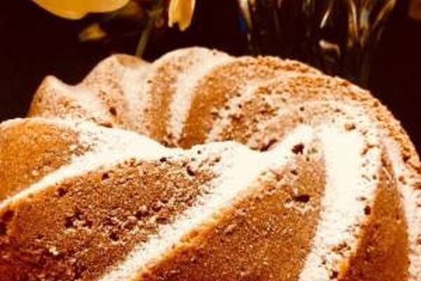 طرز  پخت کیک کاپوچینو