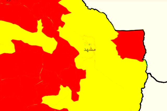 تغییر رنگ مشهد از نارنجی به زرد/ علوم پزشکی: متعجبیم!