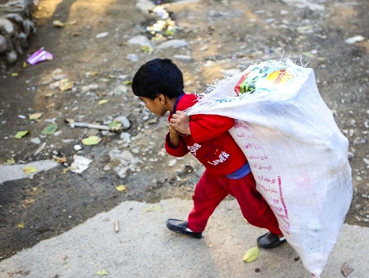 ۶۰ درصد کودکان کار در مشهد اتباع خارجی هستند