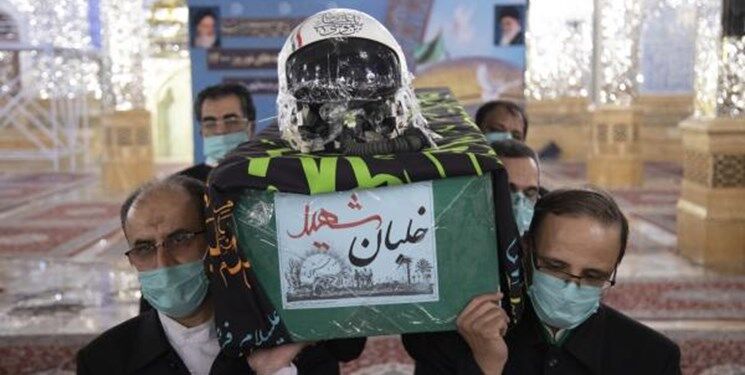 پیکر مطهر شهید بیگ محمدی در حرم مطهر رضوی طواف داده شد